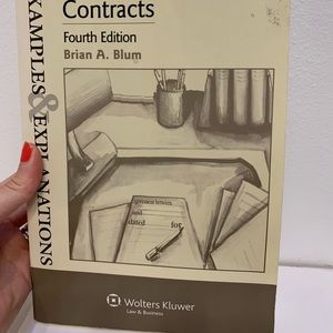 Contracts Examples and Explanations Law School Bk